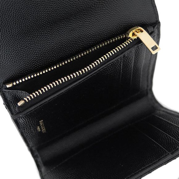 Saint Laurent Tri-FWallet Matelasse Quilted Black - Picture 6 of 8